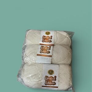 Lion Brand‎ Limited Edition Select Yarn 3-Pack 77056 Neutrals 186 yd Each Skein